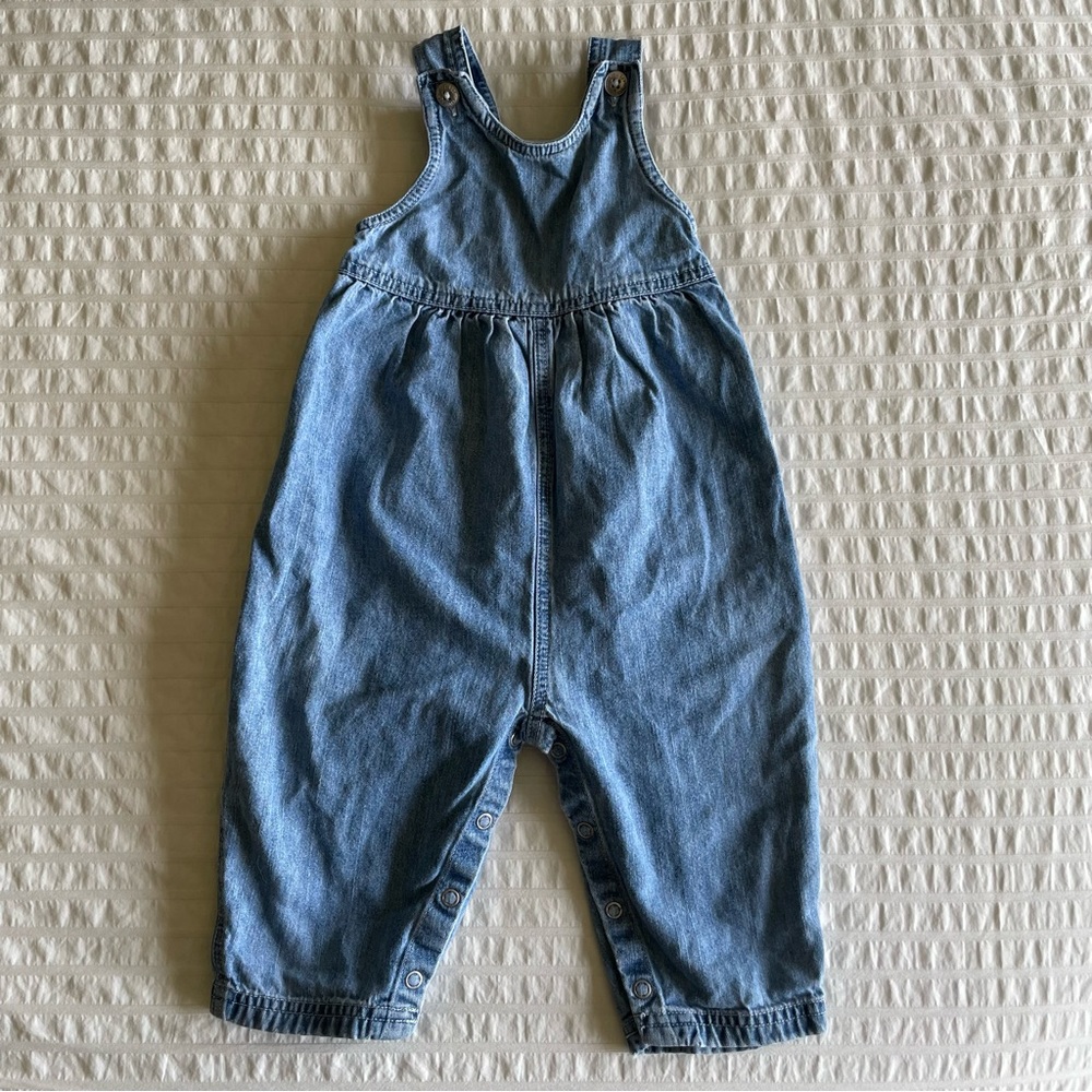 ‼️SOLD‼️Vintage 12-18m Baby Gap jean overalls